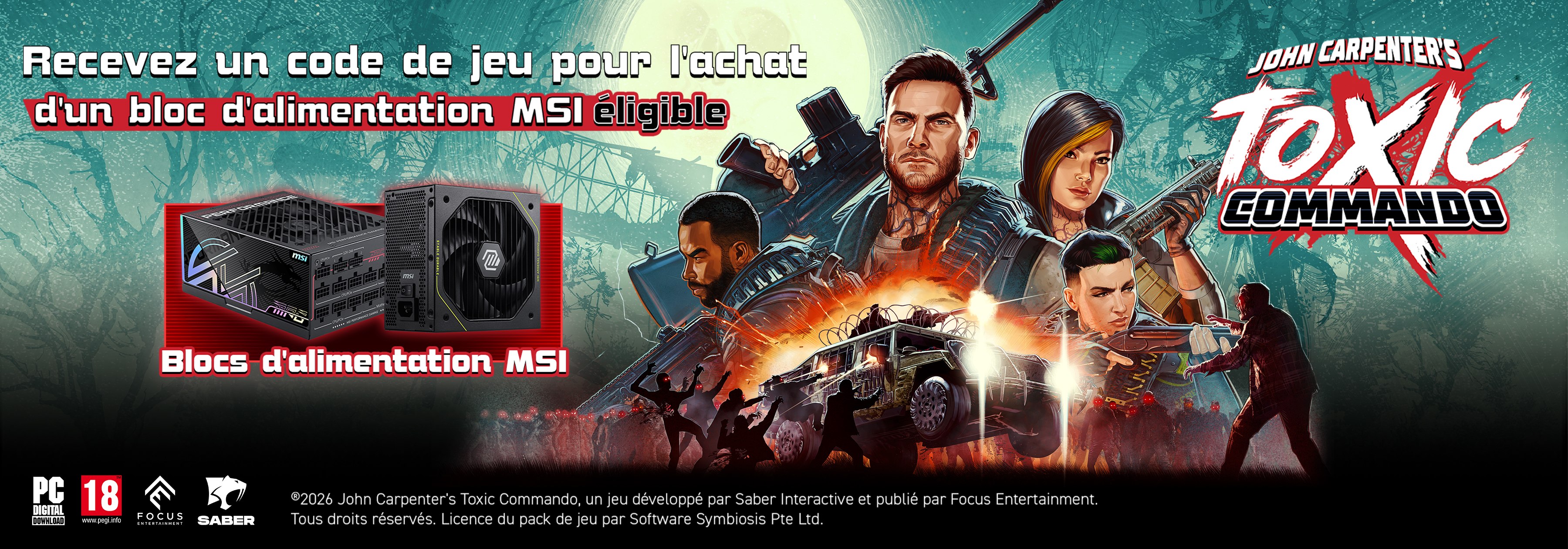 John Carpenter's Toxic Commando Game Bundle Promotion